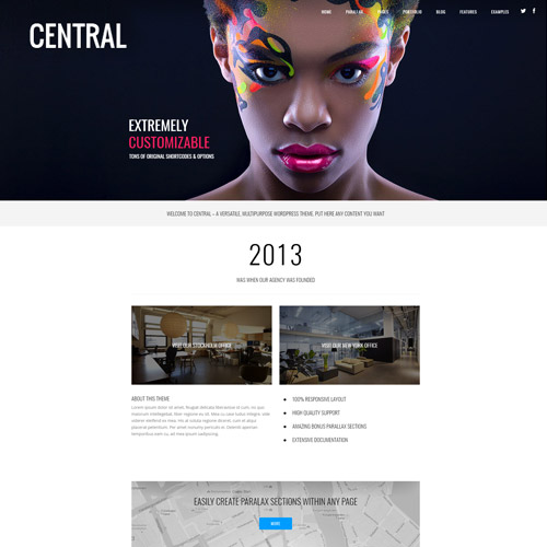 Central | Versatile, Multi-Purpose WordPress Theme